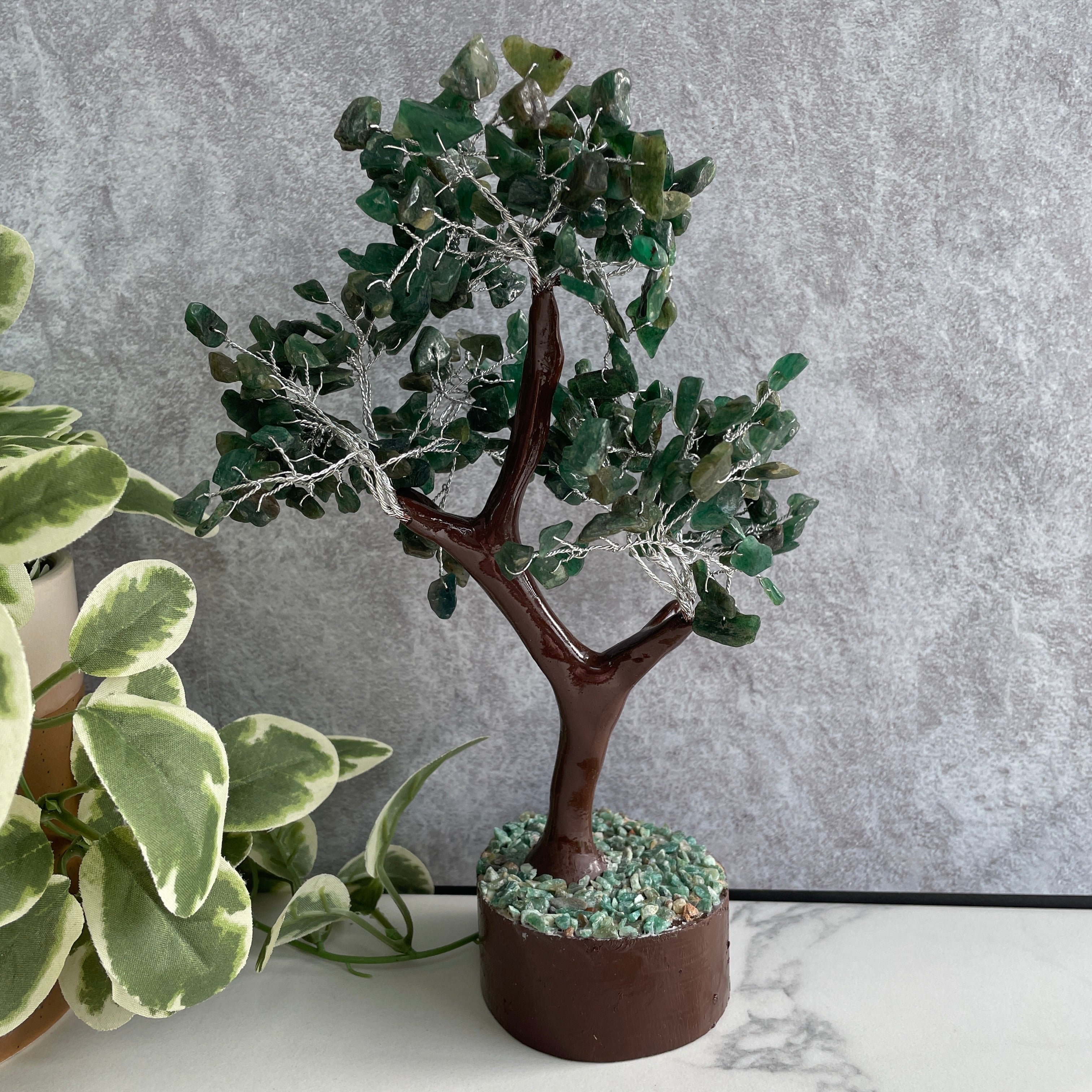 Green Aventurine Dark Tree - Large 020 Green Aventurine Dark Tree - Large 020